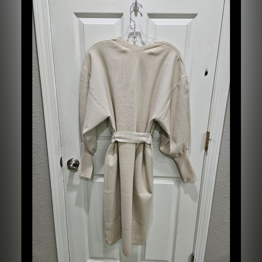 NWT Express Cream Belted Cardigan XS - Picture 9 of 9